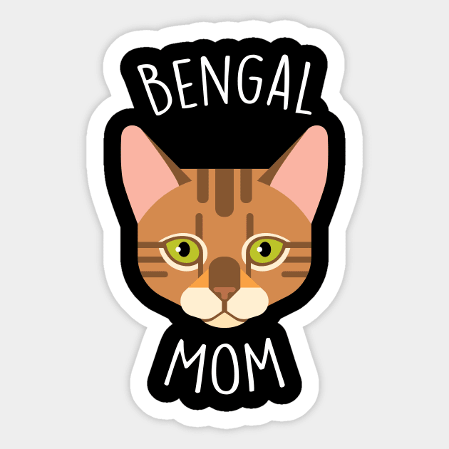 Bengal Cat Mom Sticker by Psitta